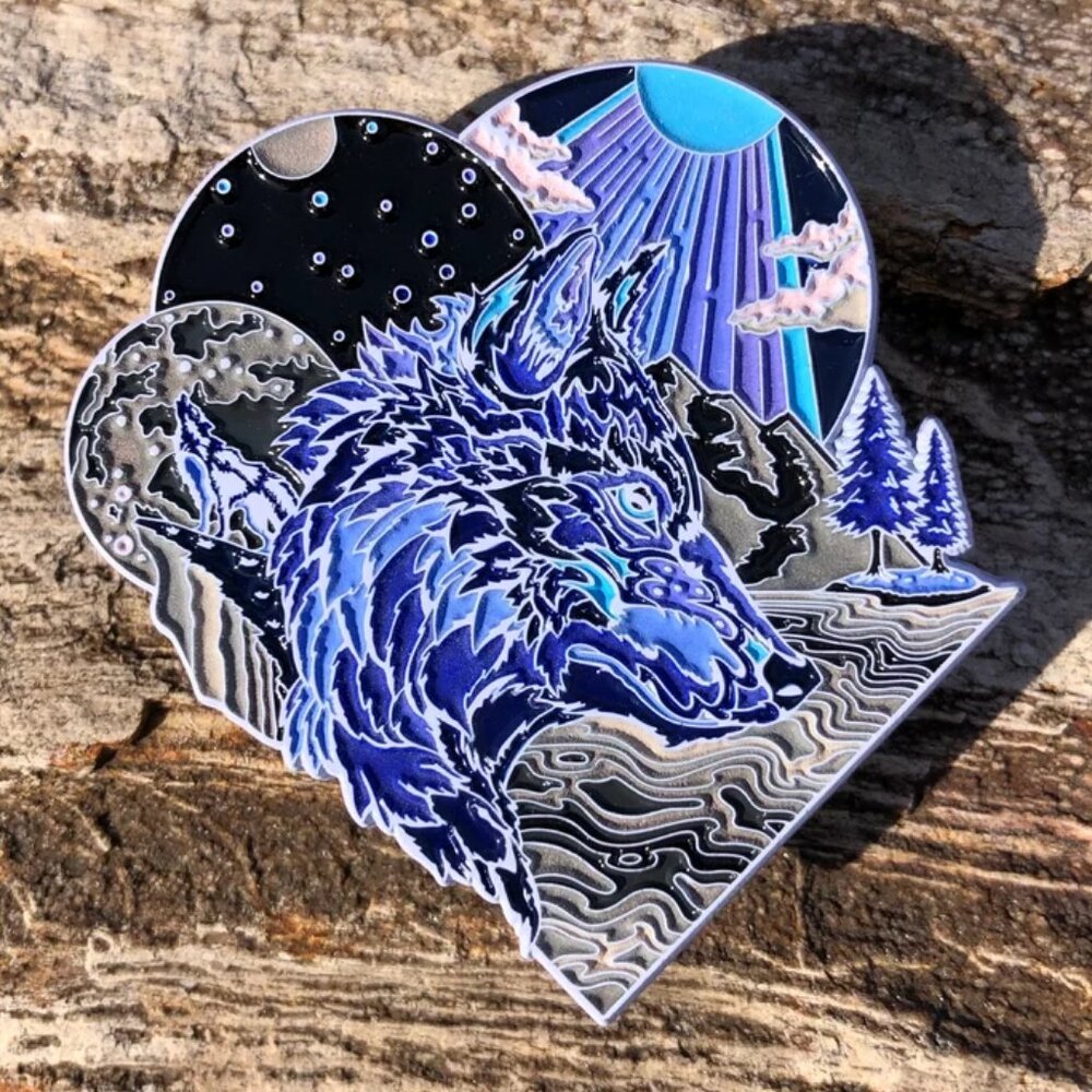 New Age Original Artwork - Pins - Omega Canis